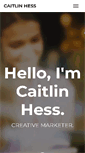 Mobile Screenshot of caitlinhess.com